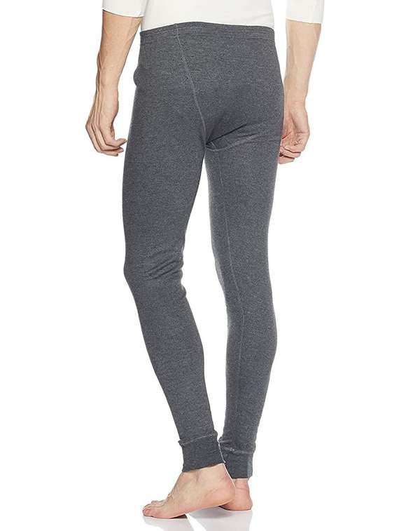 men solid mid rise thermal bottom - 22268038 -  Standard Image - 1