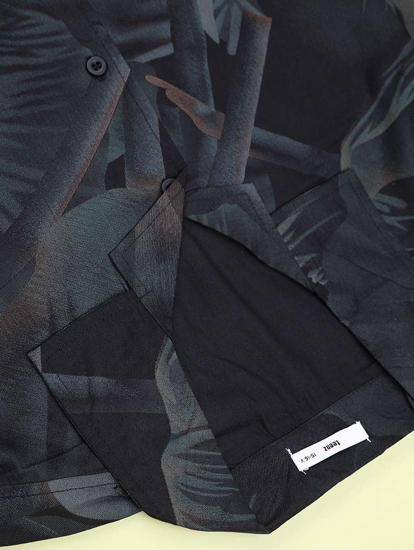 boys floral short sleeve casual shirt - 22268246 -  Standard Image - 4