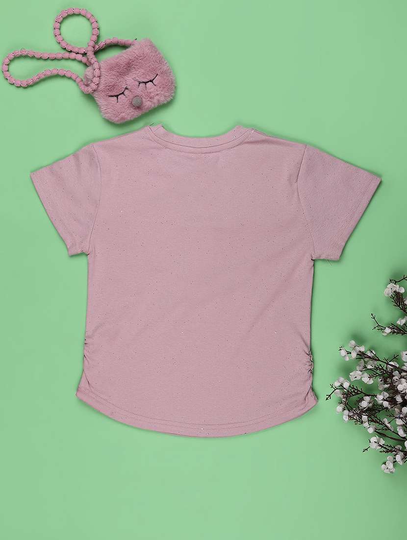 girls embroidered short sleeve tee - 22268304 -  Standard Image - 1