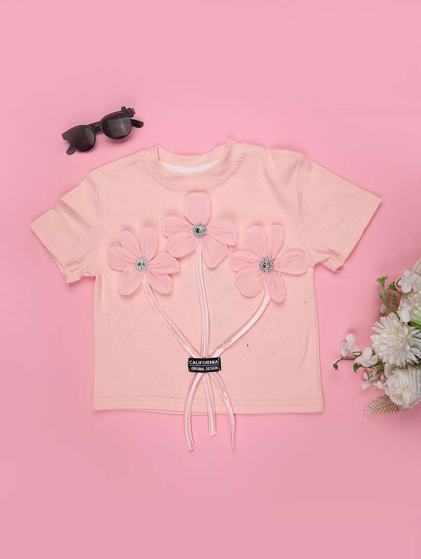 girls self designed short sleeve tee - 22268308 -  Standard Image - 1