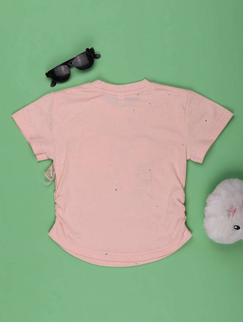 girls embroidered short sleeve tee - 22268310 -  Standard Image - 1