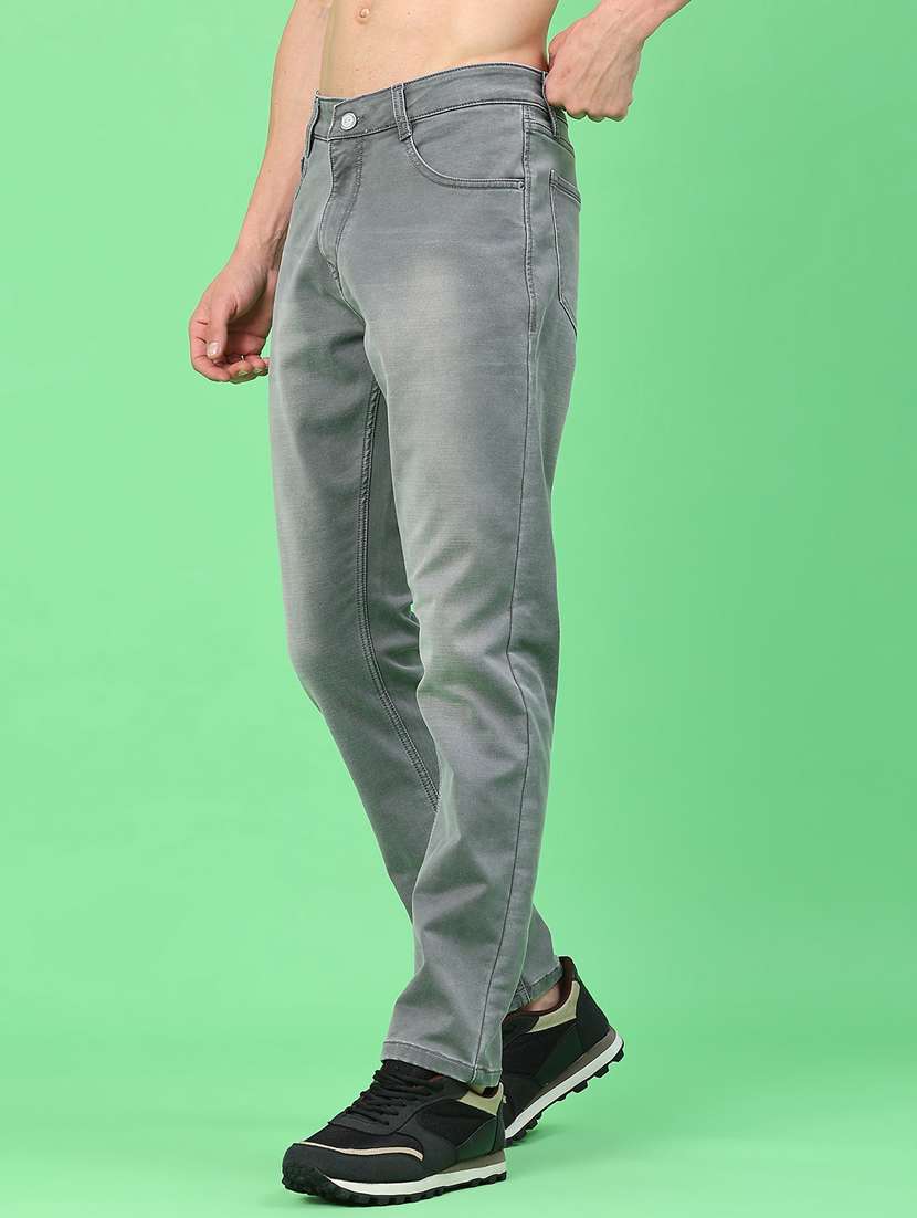 men washed mid rise full length jeans - 22268440 -  Standard Image - 1