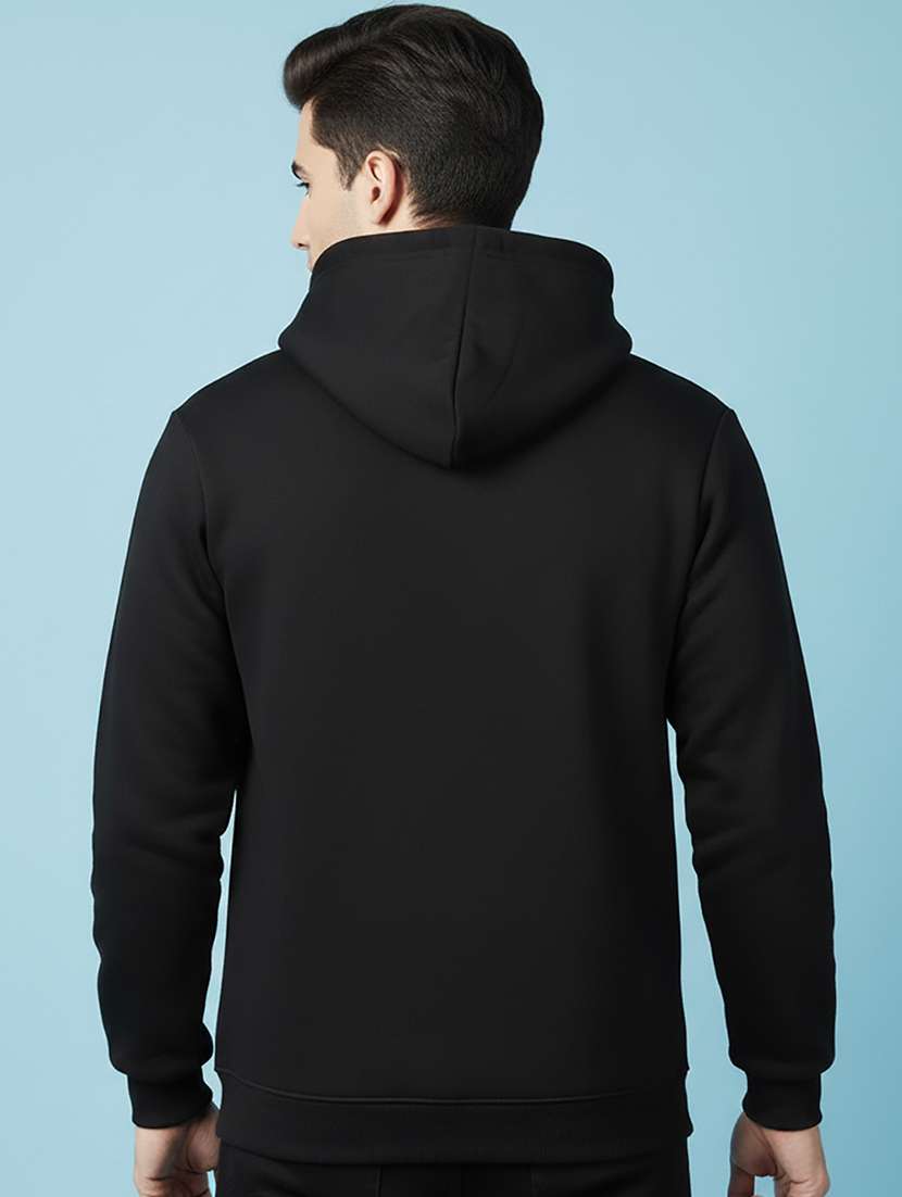 men solid long sleeve hooded sweatshirt - 22268650 -  Standard Image - 1