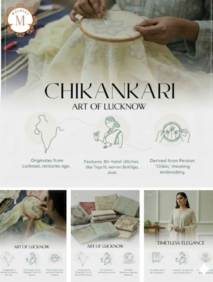 women long sleeve straight chikankari kurti - 22268716 -  Standard Image - 6