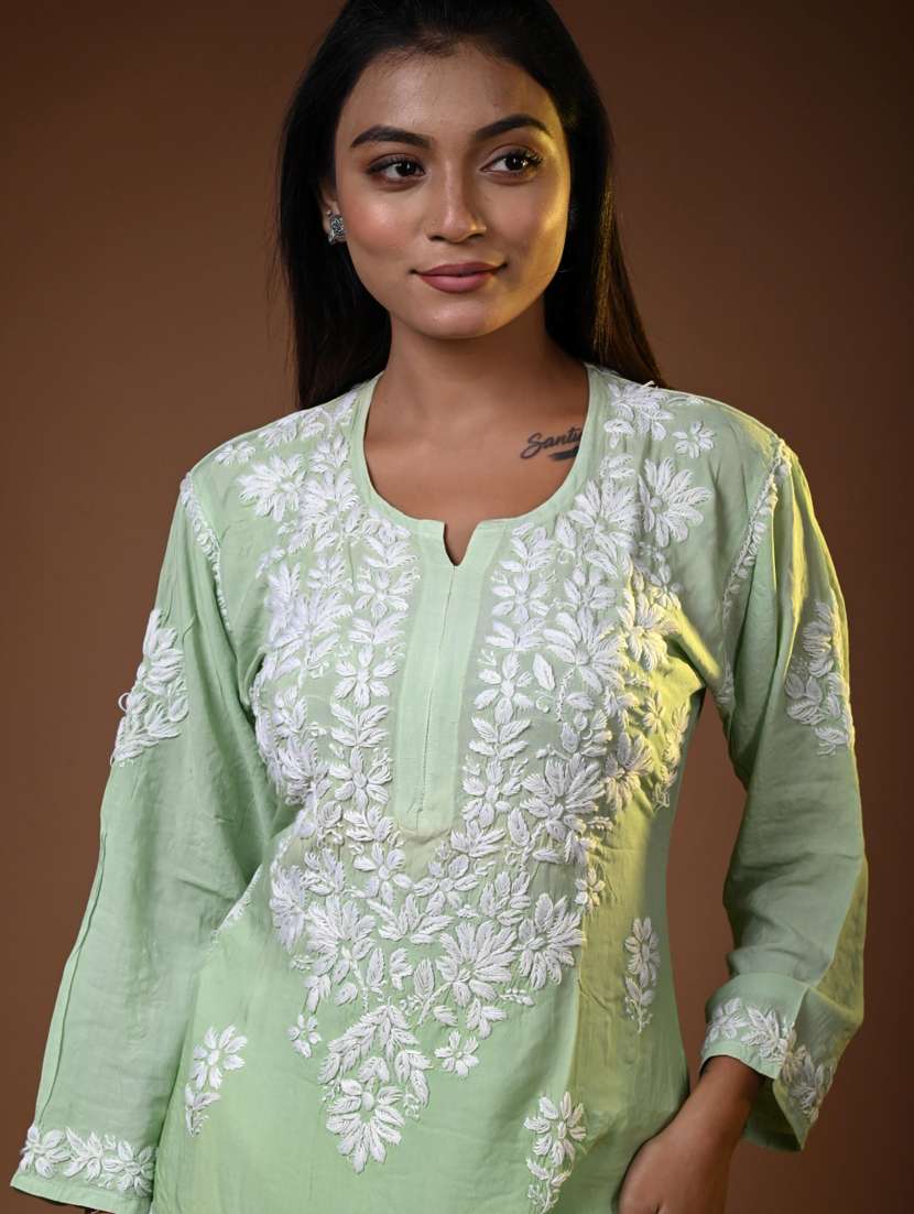 women ombre long sleeve kurta pant set - 22268826 -  Standard Image - 4