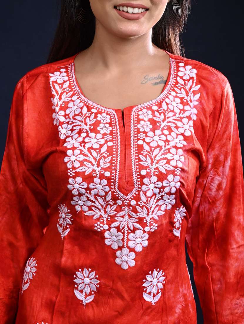women printed long sleeve kurta pant set - 22268865 -  Standard Image - 4
