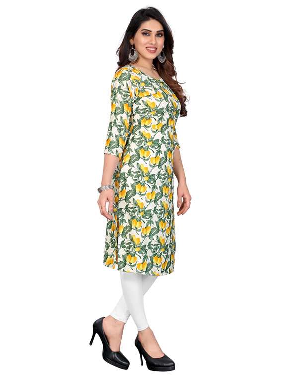 women pack of 6 printed straight kurta - 22269013 -  Standard Image - 4