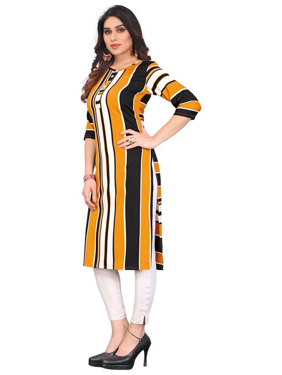 women pack of 6 printed straight kurta - 22269021 -  Standard Image - 1