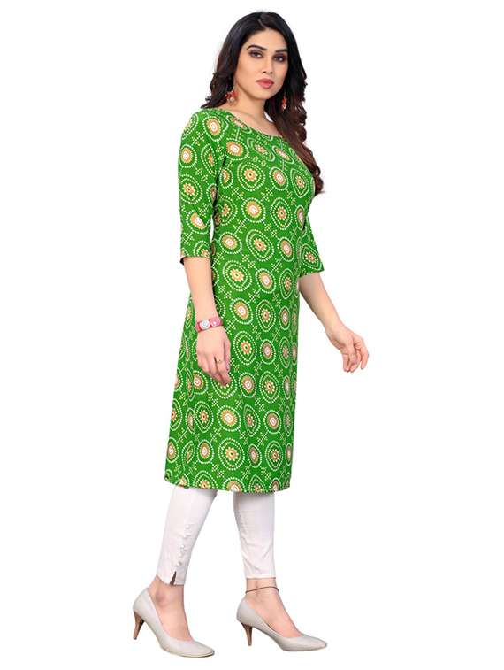 women pack of 6 printed straight kurta - 22269113 -  Standard Image - 4