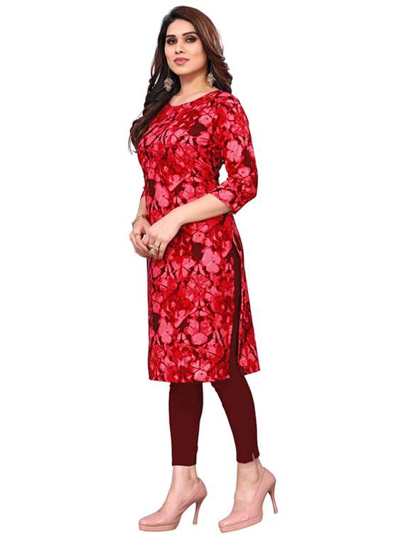 women pack of 6 printed straight kurta - 22269281 -  Standard Image - 4