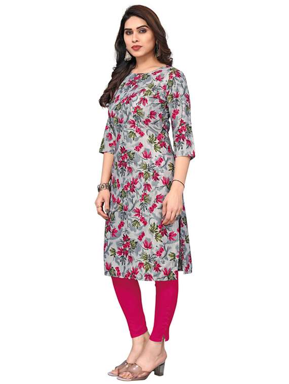 women pack of 6 printed straight kurta - 22269330 -  Standard Image - 4