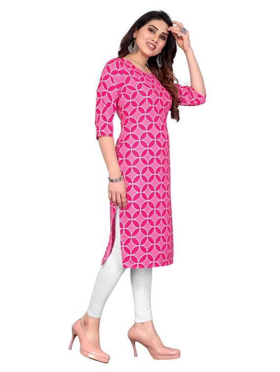 women pack of 5 printed straight kurta - 22269584 -  Standard Image - 1