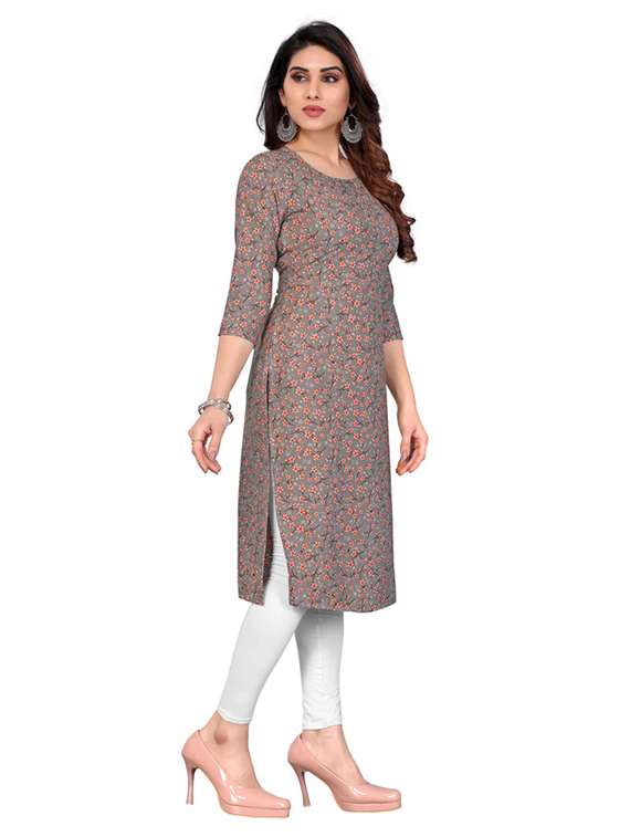 women pack of 5 printed straight kurta - 22269584 -  Standard Image - 4