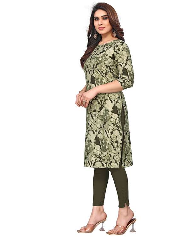 women pack of 5 printed straight kurta - 22269625 -  Standard Image - 4