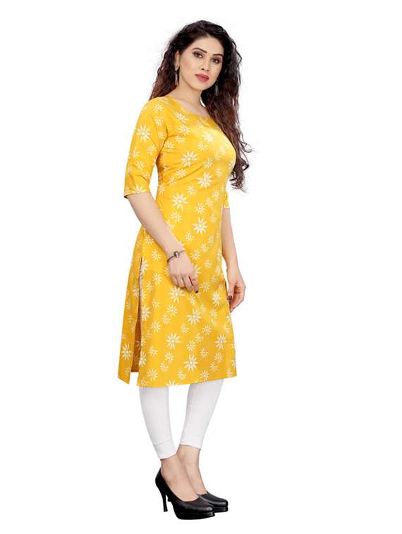 women pack of 5 printed straight kurta - 22269644 -  Standard Image - 1