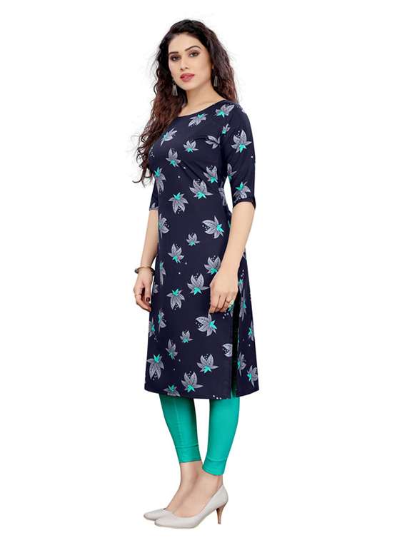 women pack of 5 printed straight kurta - 22269644 -  Standard Image - 4