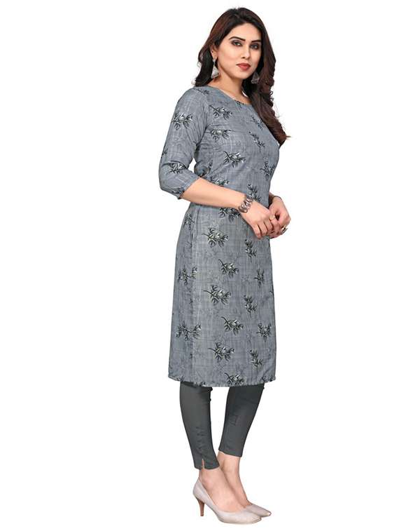 women pack of 5 printed straight kurta - 22269661 -  Standard Image - 4