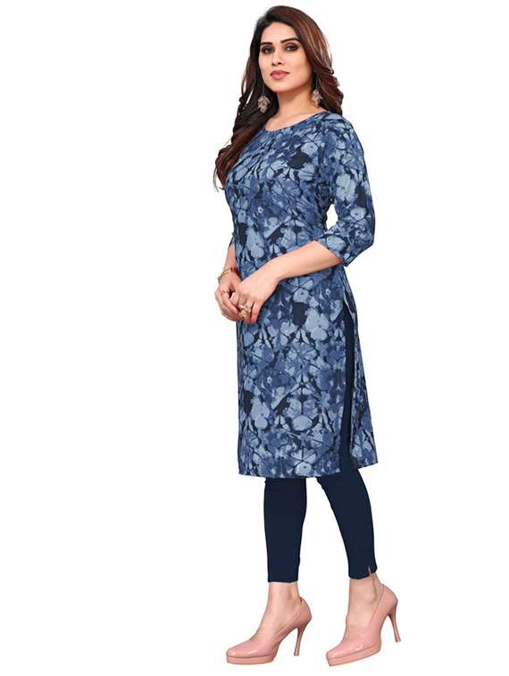 women pack of 5 printed straight kurta - 22269776 -  Standard Image - 4