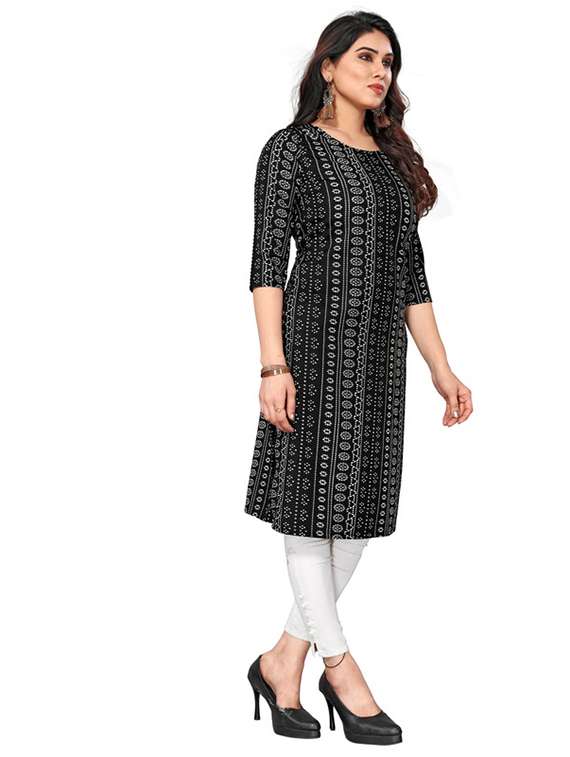 women pack of 5 printed straight kurta - 22269787 -  Standard Image - 1