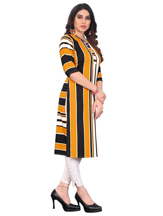 women pack of 5 printed straight kurta - 22269845 -  Standard Image - 1