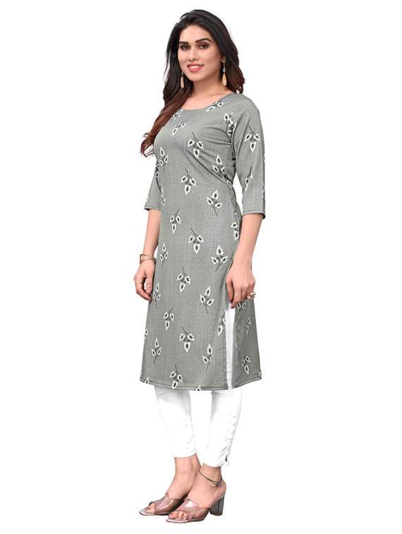 women pack of 5 printed straight kurta - 22269878 -  Standard Image - 4