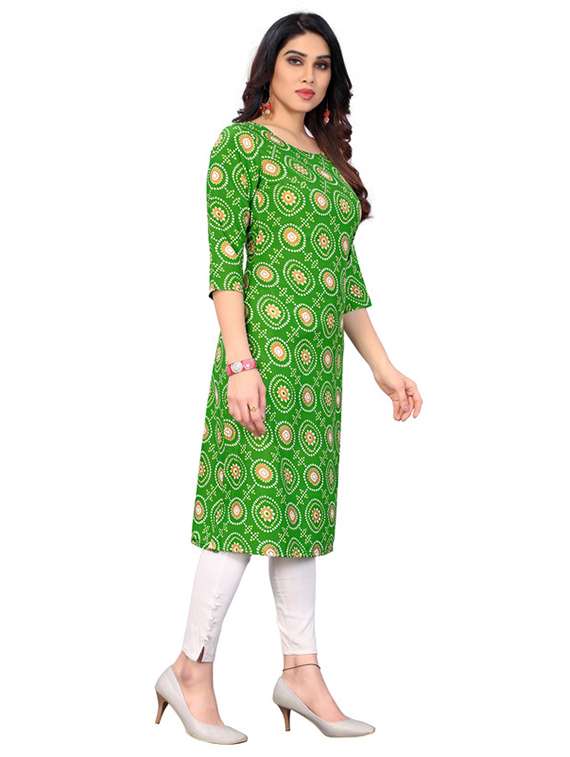 women pack of 5 printed straight kurta - 22269887 -  Standard Image - 1