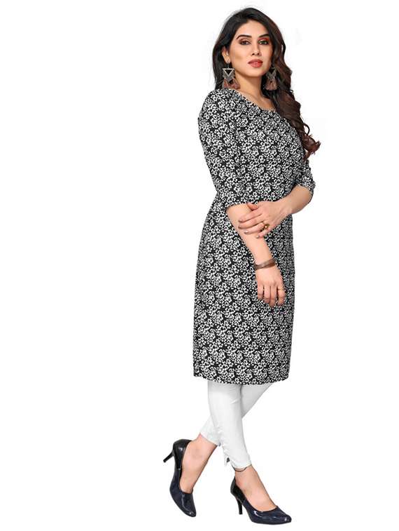 women pack of 5 printed straight kurta - 22269893 -  Standard Image - 4