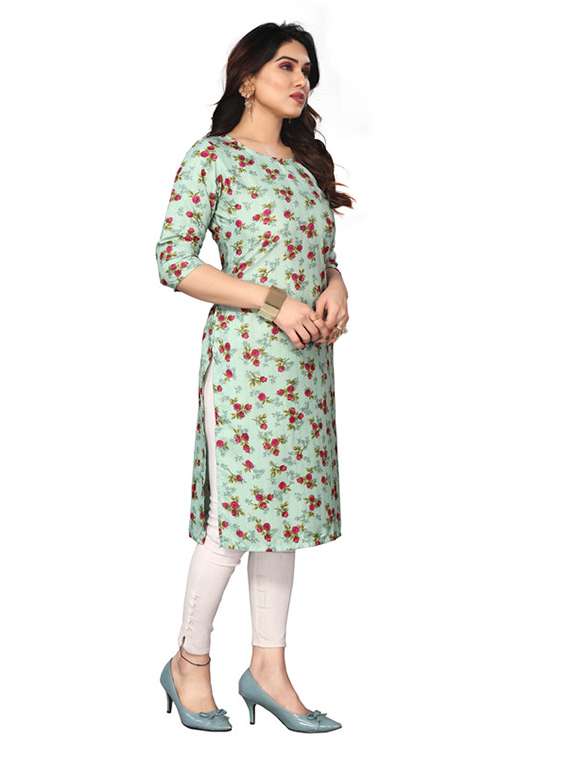 women pack of 5 printed straight kurta - 22269920 -  Standard Image - 1