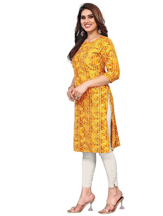 women pack of 5 printed straight kurta - 22269954 -  Standard Image - 1