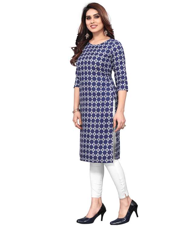 women pack of 5 printed straight kurta - 22270061 -  Standard Image - 1