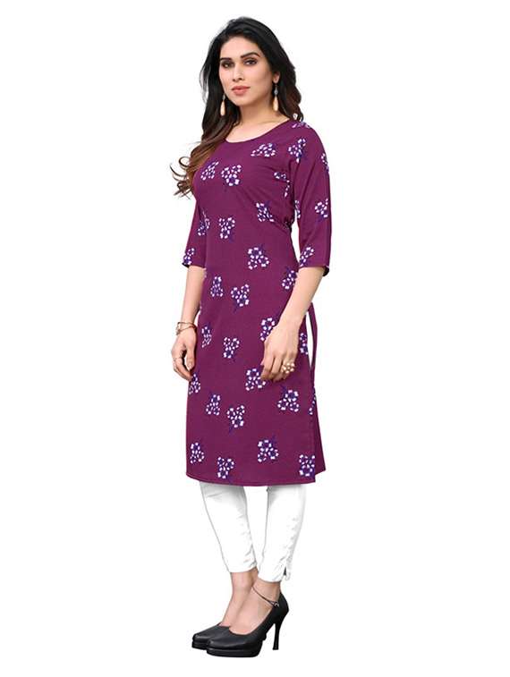 women pack of 3 printed straight kurta - 22270068 -  Standard Image - 4