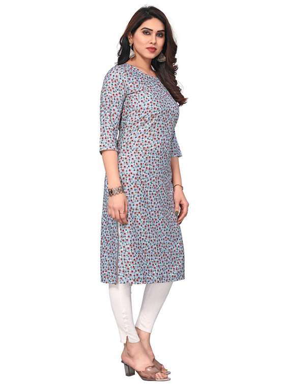 women pack of 3 printed straight kurta - 22270069 -  Standard Image - 4