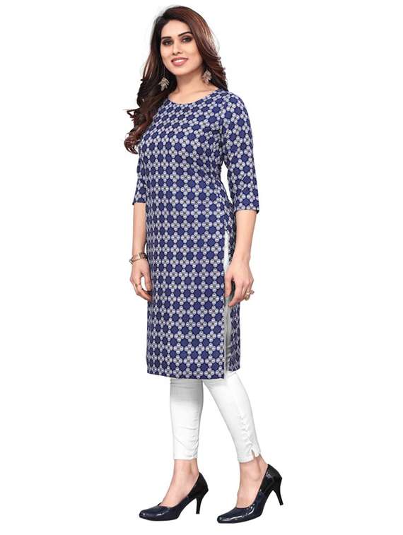 women pack of 3 printed straight kurta - 22270070 -  Standard Image - 1