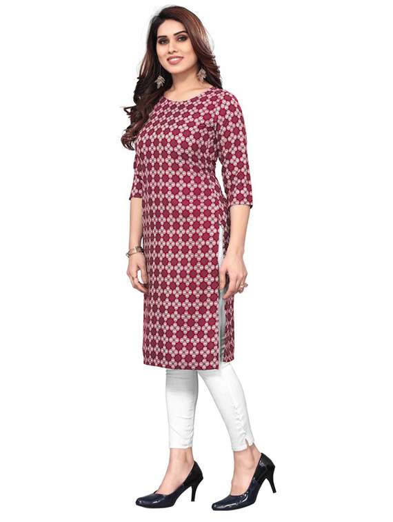 women pack of 3 printed straight kurta - 22270071 -  Standard Image - 1