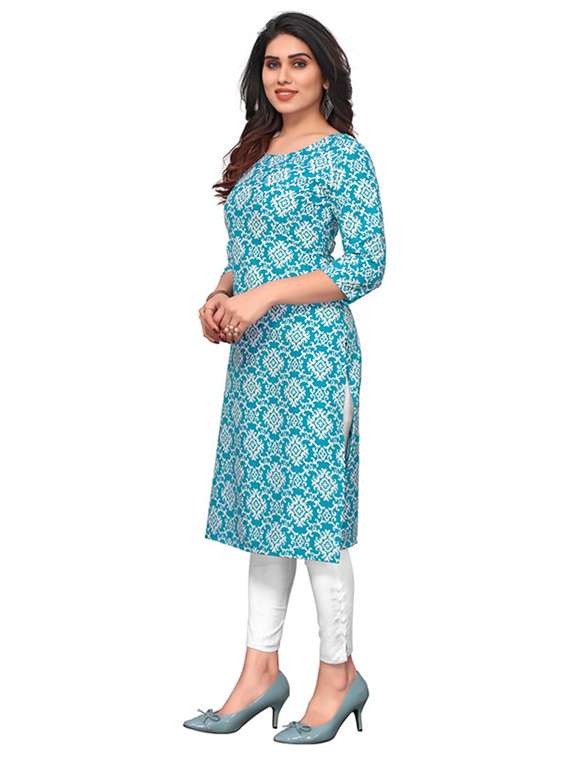 women pack of 3 printed straight kurta - 22270076 -  Standard Image - 1