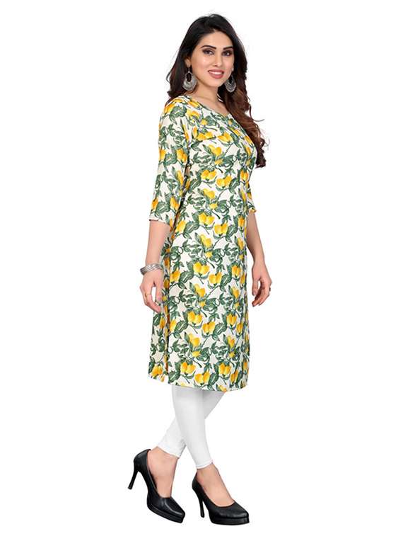 women pack of 3 printed straight kurta - 22270078 -  Standard Image - 4