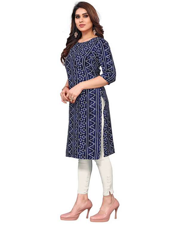 women pack of 3 printed straight kurta - 22270107 -  Standard Image - 4