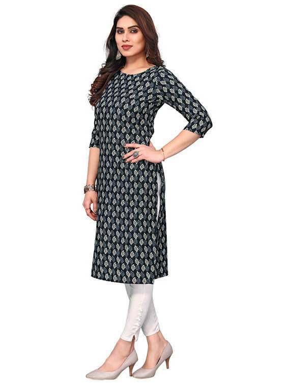 women pack of 3 printed straight kurta - 22270129 -  Standard Image - 4