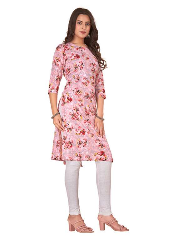 women pack of 3 printed straight kurta - 22270136 -  Standard Image - 4