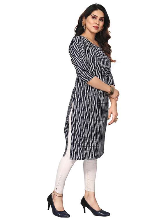 women pack of 3 printed straight kurta - 22270149 -  Standard Image - 4