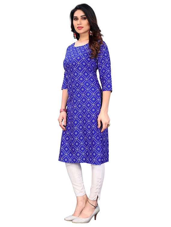 women pack of 3 printed straight kurta - 22270163 -  Standard Image - 4