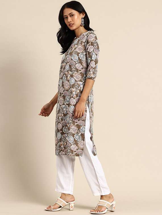 women pack of 3 printed straight kurta - 22270170 -  Standard Image - 1