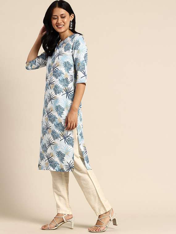 women pack of 3 printed straight kurta - 22270231 -  Standard Image - 4