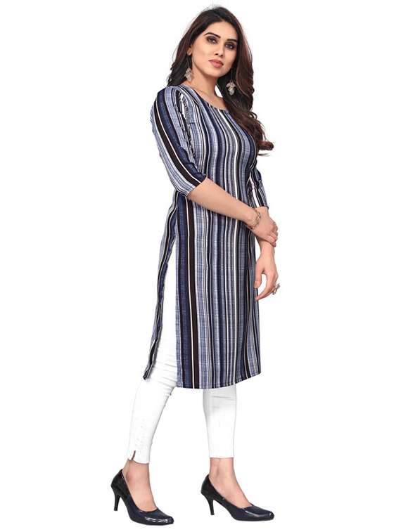 women pack of 3 printed straight kurta - 22270289 -  Standard Image - 4