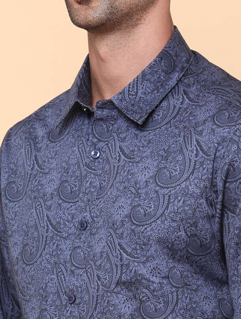 men purple cotton casual shirt - 22271199 -  Standard Image - 1