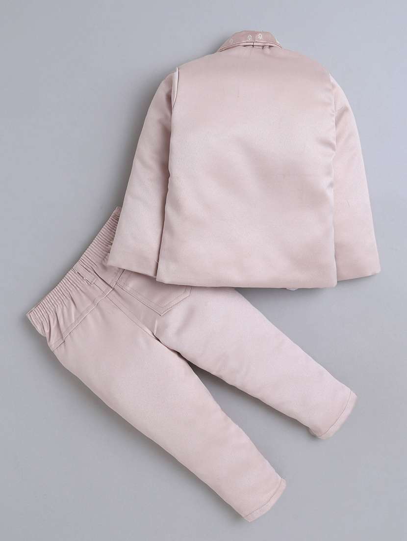 boys embroidered blazer and trouser set - 22271314 -  Standard Image - 1