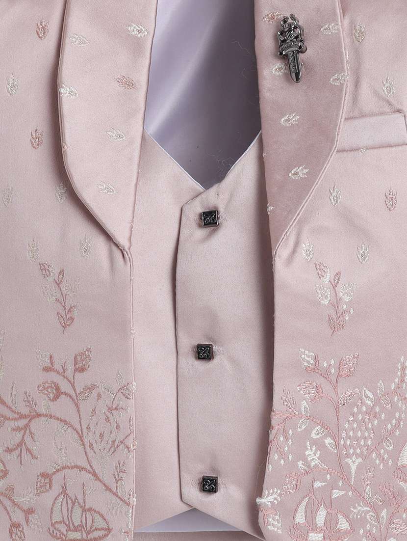 boys embroidered blazer and trouser set - 22271314 -  Standard Image - 4