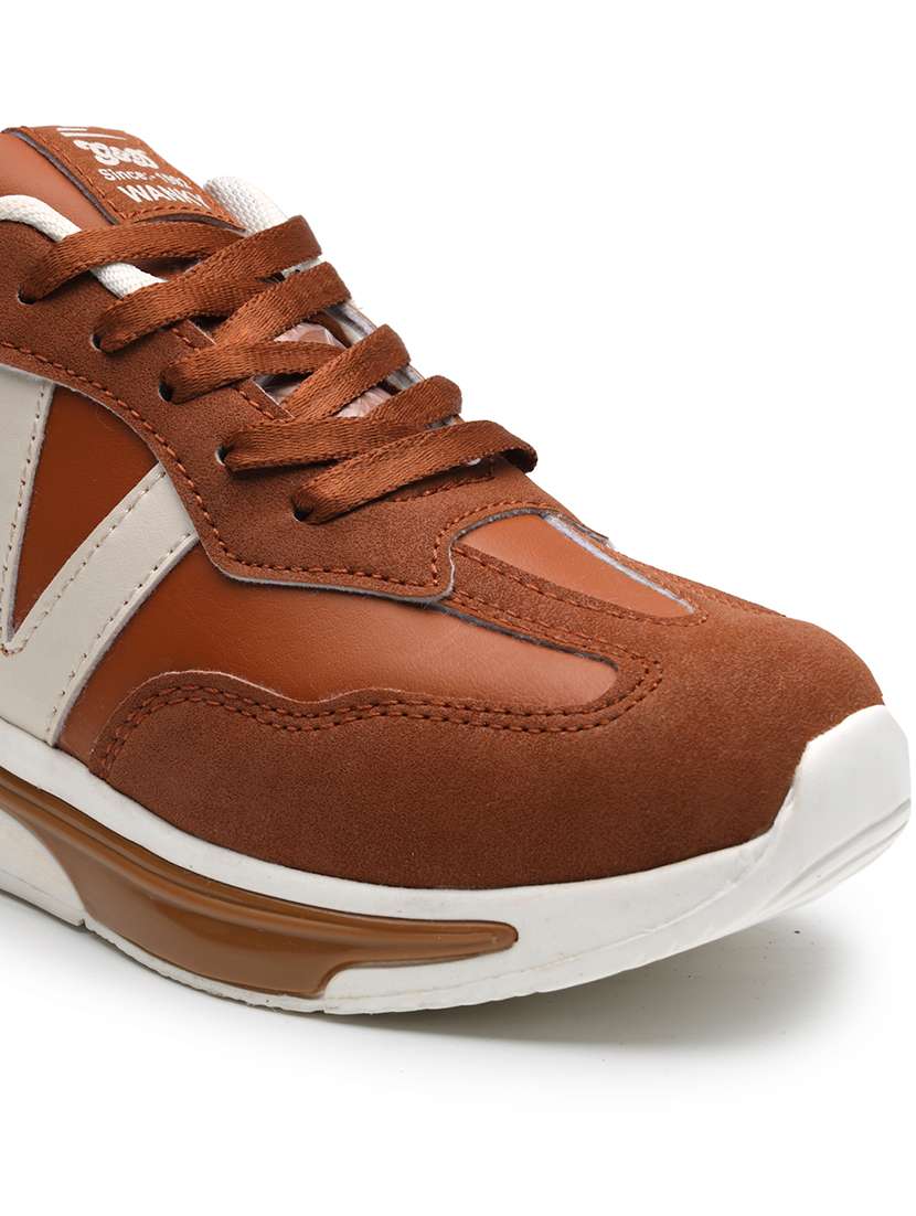 kids solid lace up sports shoe - 22271355 -  Standard Image - 4