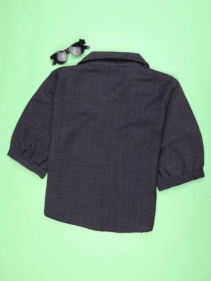 black cotton  top - 22271382 -  Standard Image - 1