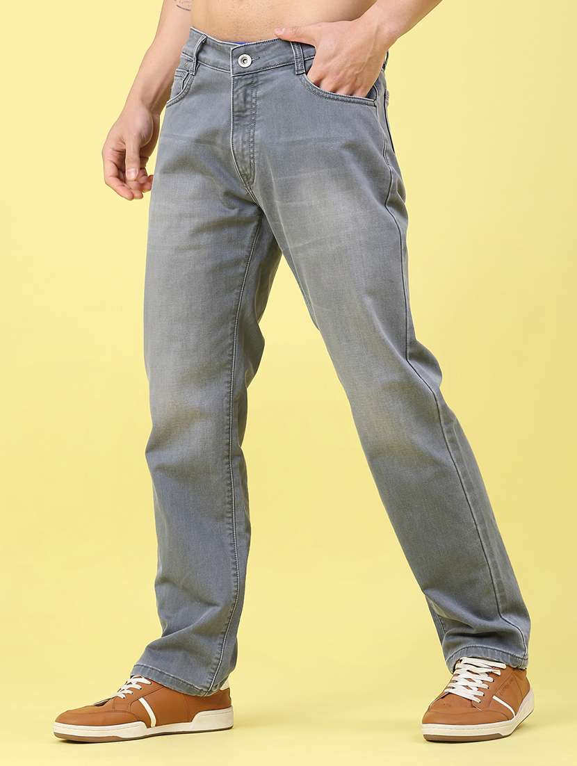 men washed mid rise full length jeans - 22271743 -  Standard Image - 1